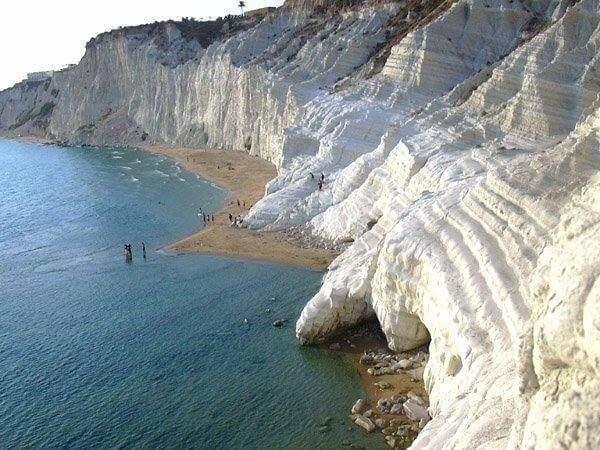 Апартаменты Anemone Della Scala Dei Turchi Реальмонте Экстерьер фото