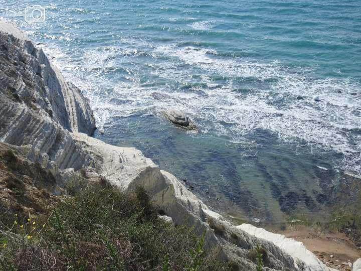 Апартаменты Anemone Della Scala Dei Turchi Реальмонте Экстерьер фото